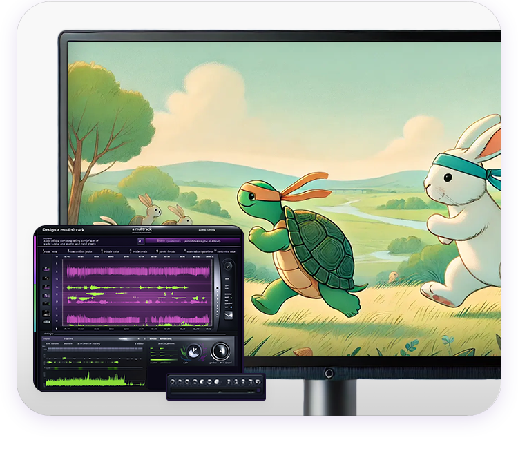 ビデオコンテと音声を追加し、映像の構成を具体的に視覚化する